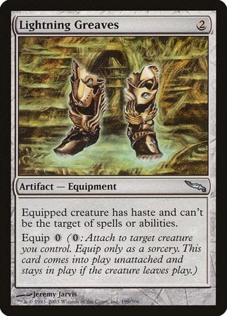 Lightning Greaves [Mirrodin] MTG Single Magic: The Gathering  | Multizone: Comics And Games
