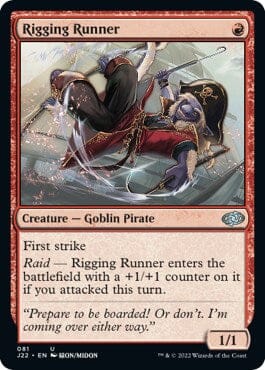 Rigging Runner [Jumpstart 2022] MTG Single Magic: The Gathering  | Multizone: Comics And Games