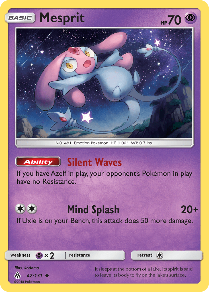 Mesprit (42/131) [Sun & Moon: Forbidden Light] Pokemon Single Pokémon  | Multizone: Comics And Games