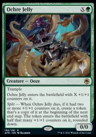 Ochre Jelly (Promo Pack) [Dungeons & Dragons: Adventures in the Forgotten Realms Promos] MTG Single Magic: The Gathering  | Multizone: Comics And Games