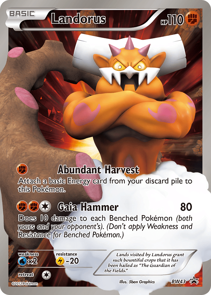 Landorus (BW43) [Black & White: Black Star Promos] Pokemon Single Pokémon  | Multizone: Comics And Games
