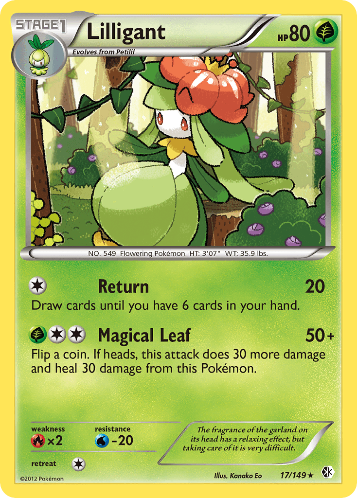 Lilligant (17/149) [Black & White: Boundaries Crossed] Pokemon Single Pokémon  | Multizone: Comics And Games