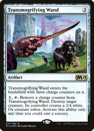 Transmogrifying Wand [Core Set 2019 Promos] MTG Single Magic: The Gathering  | Multizone: Comics And Games