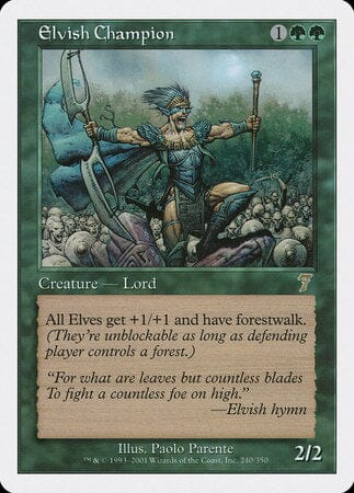 Elvish Champion [Seventh Edition] MTG Single Magic: The Gathering  | Multizone: Comics And Games