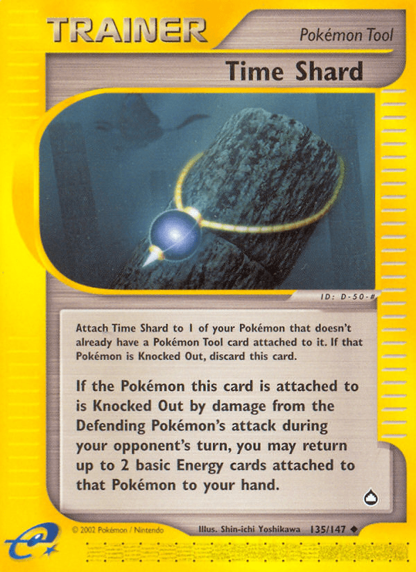 Time Shard (135/147) [Aquapolis] Pokemon Single Pokémon  | Multizone: Comics And Games