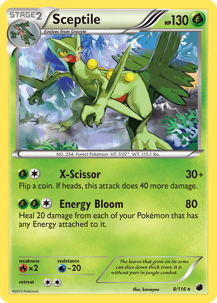 Sceptile (8/116) [Black & White: Plasma Freeze] Pokemon Single Pokémon  | Multizone: Comics And Games