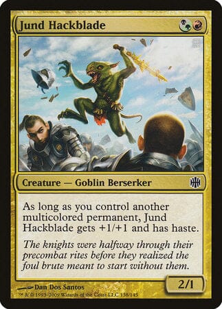 Jund Hackblade [Alara Reborn] MTG Single Magic: The Gathering  | Multizone: Comics And Games