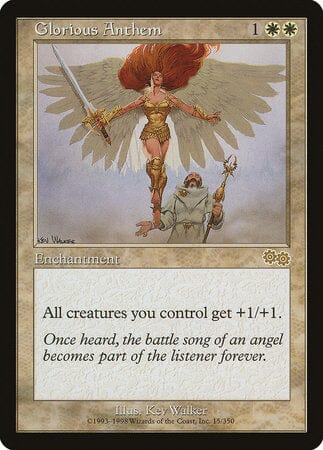 Glorious Anthem [Urza's Saga] MTG Single Magic: The Gathering  | Multizone: Comics And Games