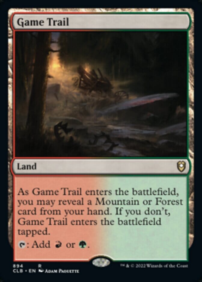 Game Trail [Commander Legends: Battle for Baldur's Gate] MTG Single Magic: The Gathering  | Multizone: Comics And Games