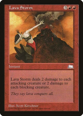 Lava Storm [Weatherlight] MTG Single Magic: The Gathering  | Multizone: Comics And Games