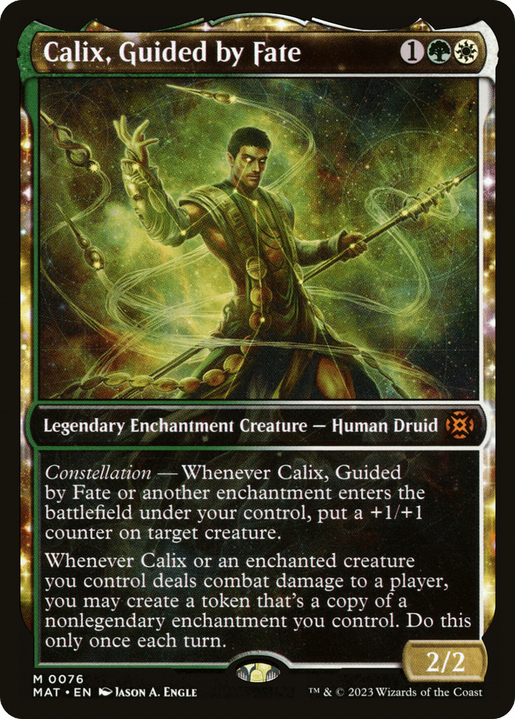 Calix, Guided by Fate (Showcase) [March of the Machine: The Aftermath] MTG Single Magic: The Gathering  | Multizone: Comics And Games