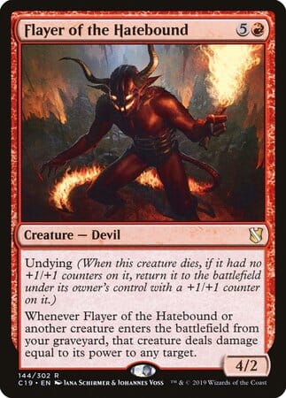 Flayer of the Hatebound [Commander 2019] MTG Single Magic: The Gathering  | Multizone: Comics And Games