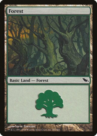 Forest (301) [Shadowmoor] MTG Single Magic: The Gathering  | Multizone: Comics And Games