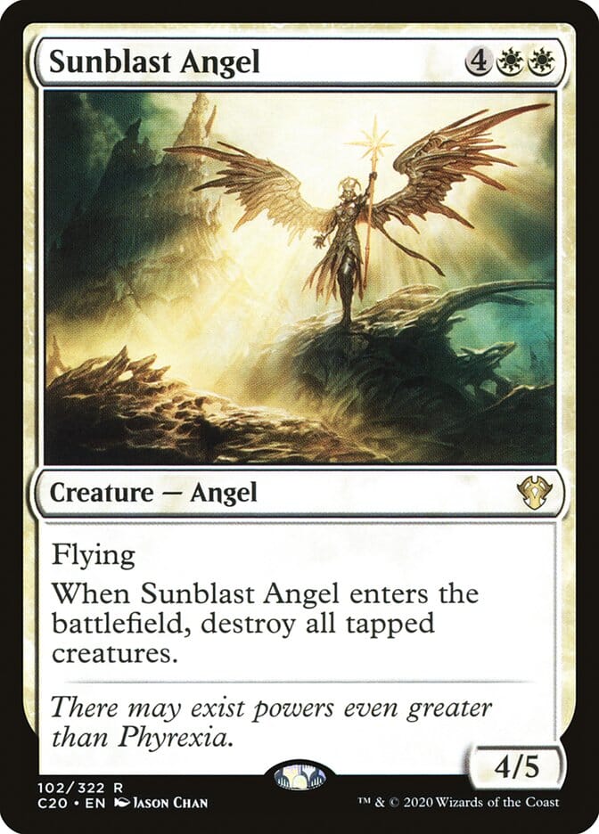 Sunblast Angel [Commander 2020] MTG Single Magic: The Gathering  | Multizone: Comics And Games