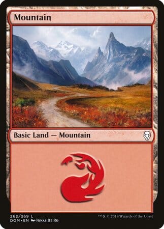 Mountain (262) [Dominaria] MTG Single Magic: The Gathering  | Multizone: Comics And Games