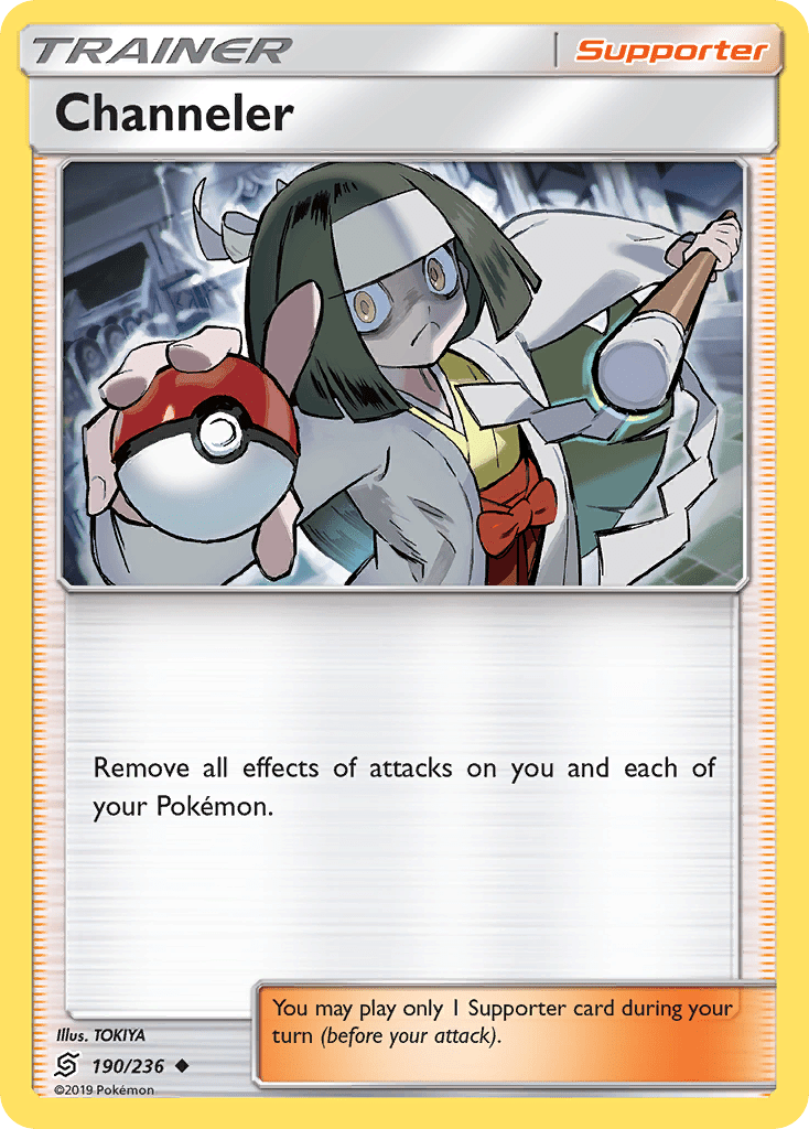 Channeler (190/236) [Sun & Moon: Unified Minds] Pokemon Single Pokémon  | Multizone: Comics And Games