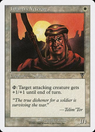 Infantry Veteran [Battle Royale Box Set] MTG Single Magic: The Gathering  | Multizone: Comics And Games