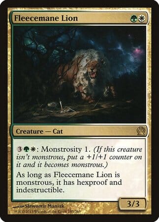 Fleecemane Lion [Theros] MTG Single Magic: The Gathering  | Multizone: Comics And Games