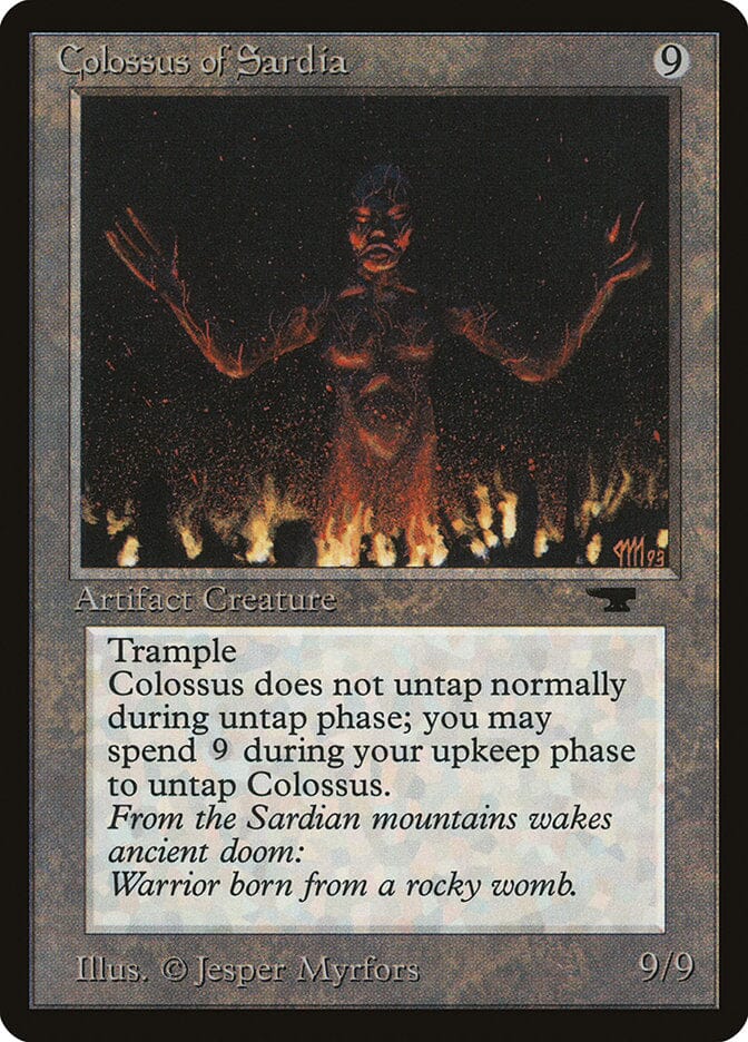 Colossus of Sardia [Antiquities] MTG Single Magic: The Gathering  | Multizone: Comics And Games