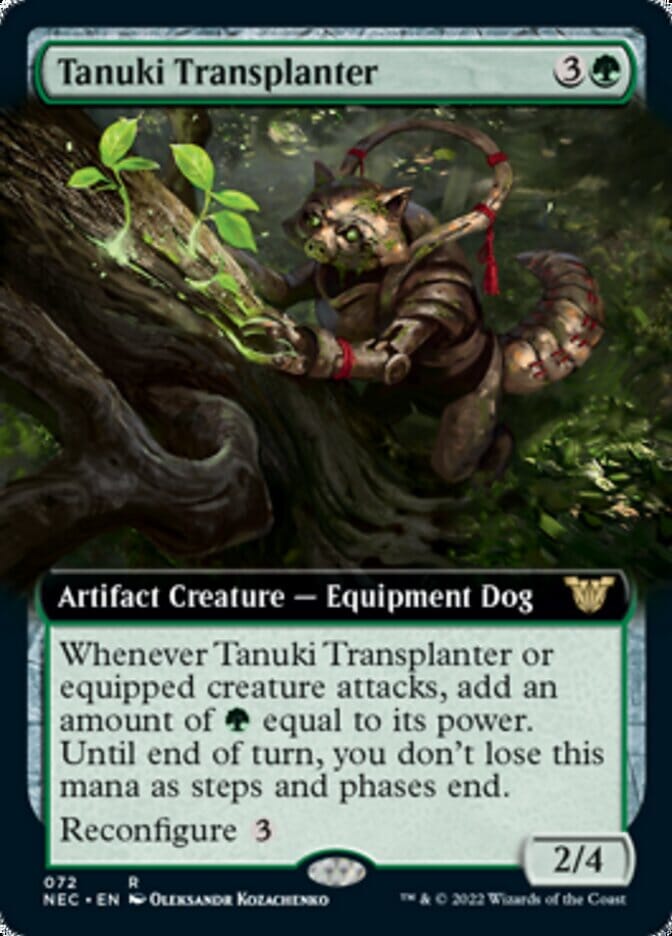 Tanuki Transplanter (Extended) [Kamigawa: Neon Dynasty Commander] MTG Single Magic: The Gathering  | Multizone: Comics And Games