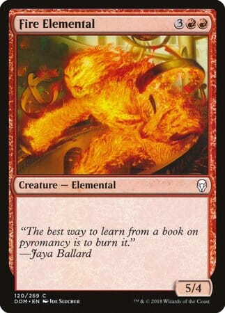 Fire Elemental [Dominaria] MTG Single Magic: The Gathering  | Multizone: Comics And Games