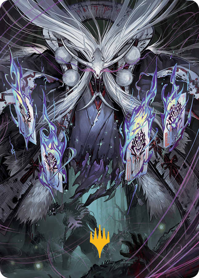 Horobi, Death's Wail Art Card (Gold-Stamped Signature) [March of the Machine Art Series] MTG Single Magic: The Gathering  | Multizone: Comics And Games