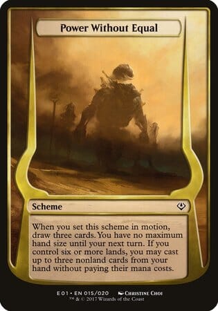 Power Without Equal (Archenemy: Nicol Bolas) [Archenemy: Nicol Bolas Schemes] MTG Single Magic: The Gathering  | Multizone: Comics And Games