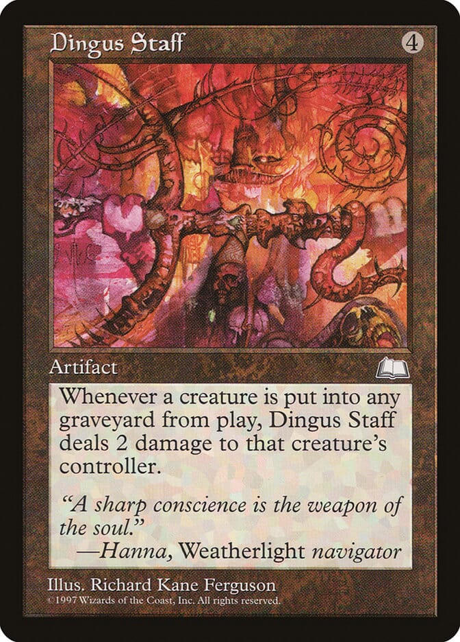 Dingus Staff [Weatherlight] MTG Single Magic: The Gathering  | Multizone: Comics And Games