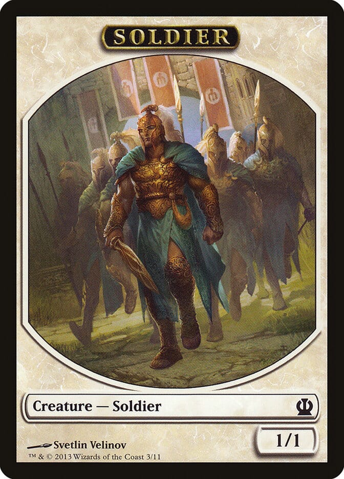 Soldier (3/11) [Theros Tokens] MTG Single Magic: The Gathering  | Multizone: Comics And Games