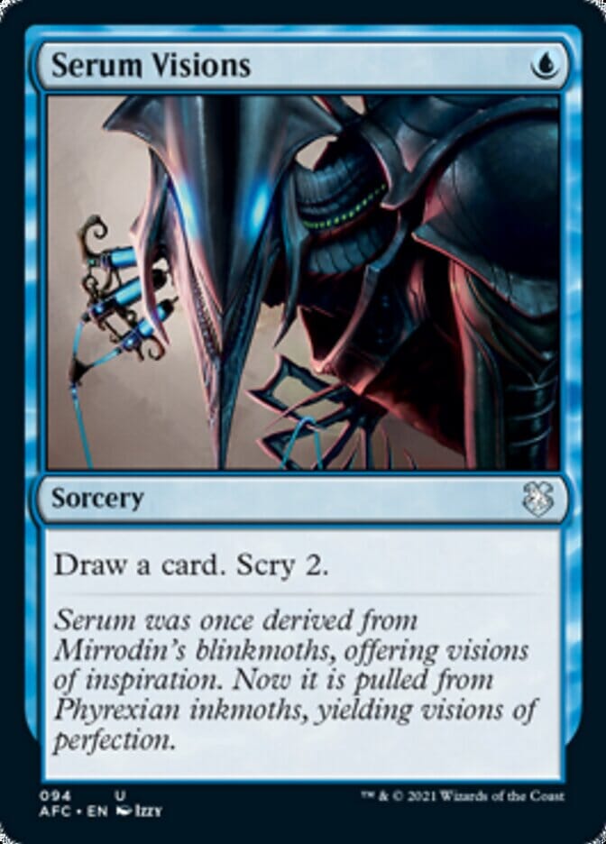 Serum Visions [Dungeons & Dragons: Adventures in the Forgotten Realms Commander] MTG Single Magic: The Gathering  | Multizone: Comics And Games