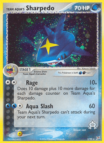 Team Aqua's Sharpedo (5/95) [EX: Team Magma vs Team Aqua] Pokemon Single Pokémon  | Multizone: Comics And Games