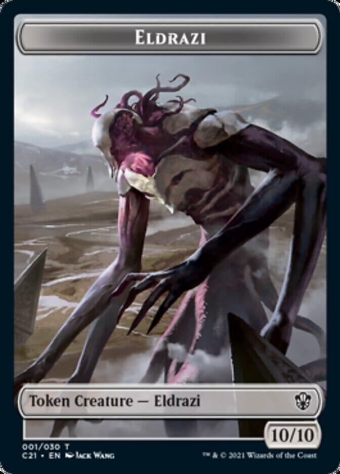 Eldrazi // Champion of Wits Token [Commander 2021 Tokens] MTG Single Magic: The Gathering  | Multizone: Comics And Games