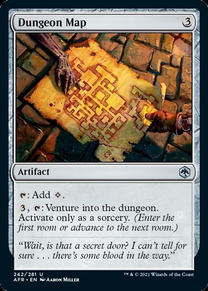 Dungeon Map [Dungeons & Dragons: Adventures in the Forgotten Realms] MTG Single Magic: The Gathering  | Multizone: Comics And Games