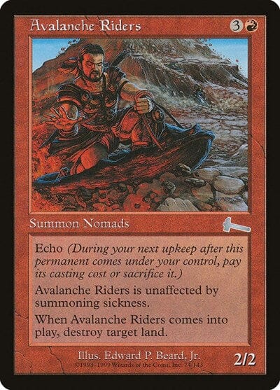 Avalanche Riders [Urza's Legacy] MTG Single Magic: The Gathering  | Multizone: Comics And Games