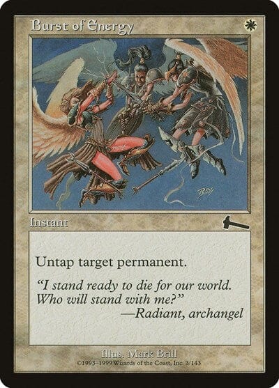 Burst of Energy [Urza's Legacy] MTG Single Magic: The Gathering  | Multizone: Comics And Games