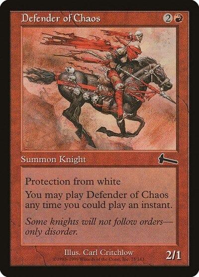 Defender of Chaos [Urza's Legacy] MTG Single Magic: The Gathering  | Multizone: Comics And Games