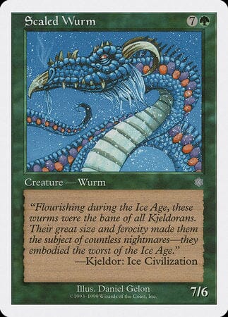 Scaled Wurm [Battle Royale Box Set] MTG Single Magic: The Gathering  | Multizone: Comics And Games