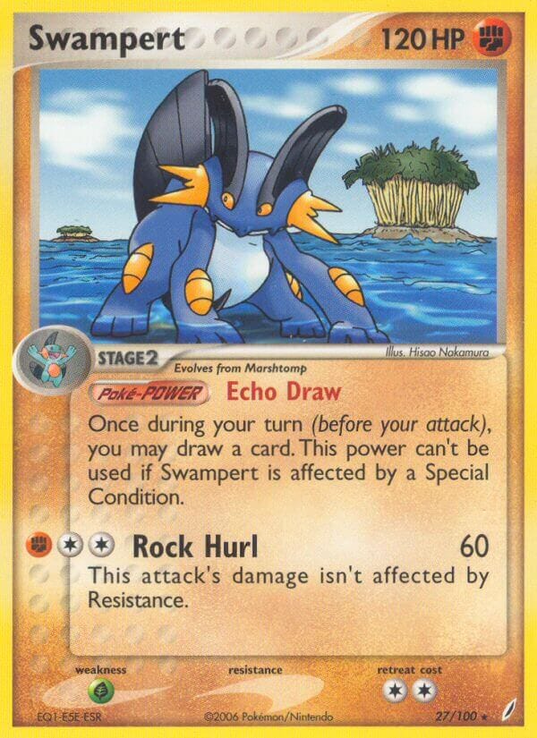 Swampert (27/100) (Theme Deck Exclusive) [EX: Crystal Guardians] Pokemon Single Pokémon  | Multizone: Comics And Games