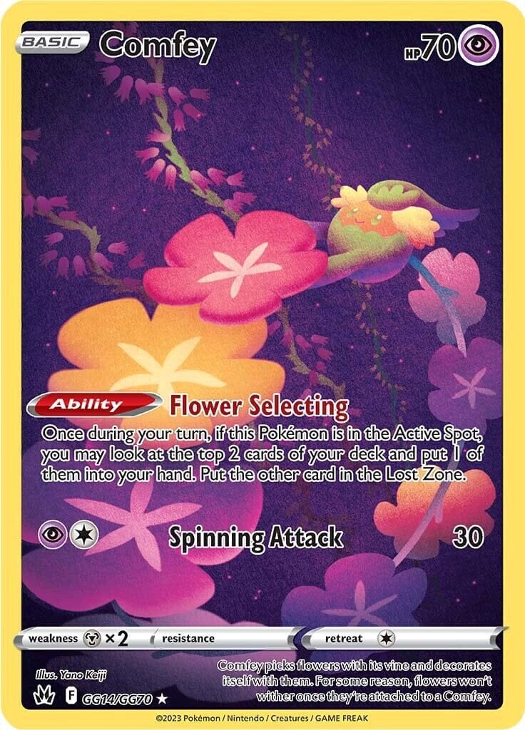 Comfey (GG14/GG70) [Sword & Shield: Crown Zenith] Pokemon Single Pokémon  | Multizone: Comics And Games