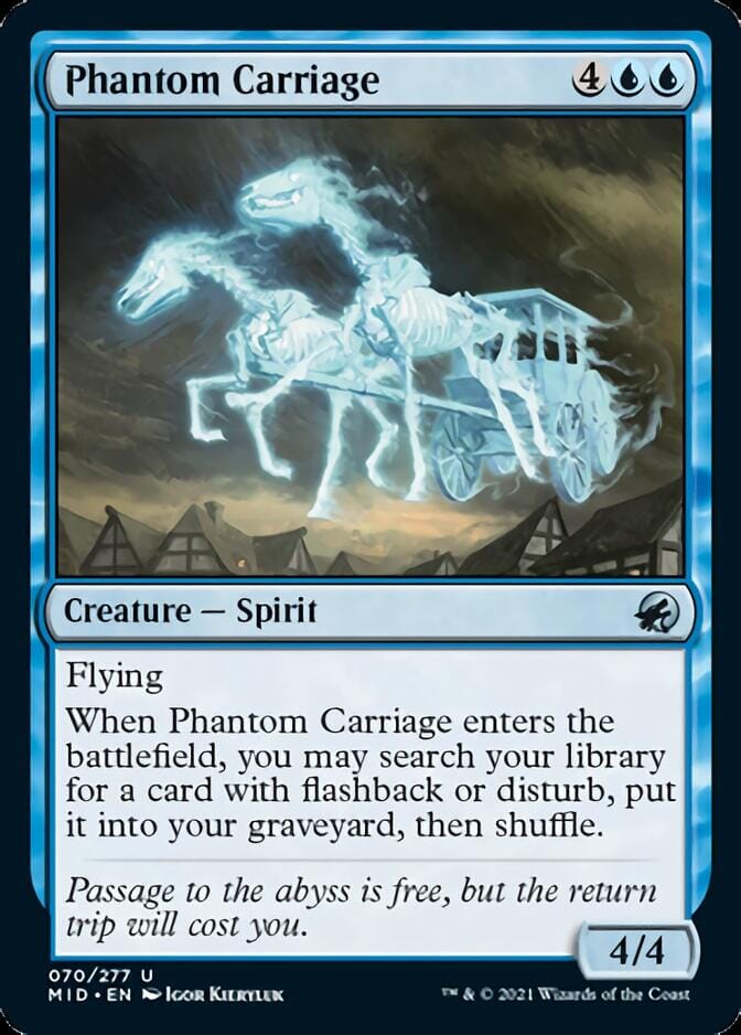 Phantom Carriage [Innistrad: Midnight Hunt] MTG Single Magic: The Gathering  | Multizone: Comics And Games