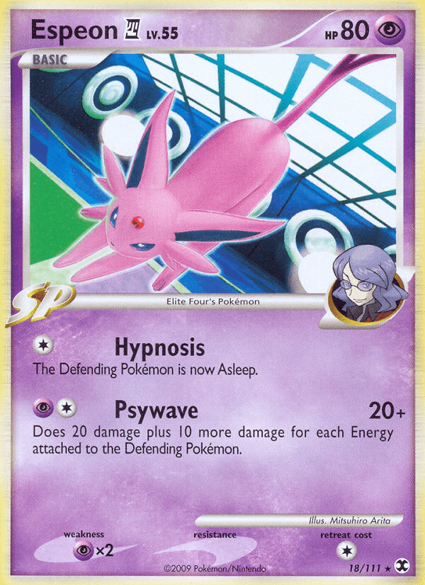 Espeon (18/111) [Platinum: Rising Rivals] Pokemon Single Pokémon  | Multizone: Comics And Games