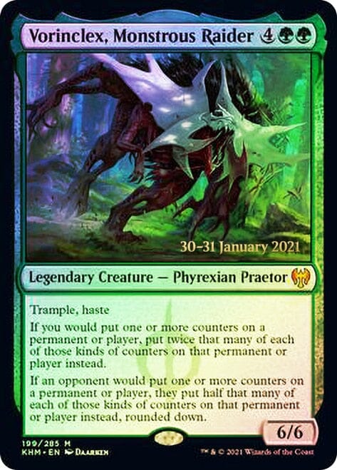 Vorinclex, Monstrous Raider [Kaldheim Prerelease Promos] MTG Single Magic: The Gathering  | Multizone: Comics And Games