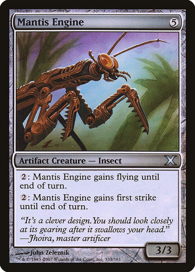 Mantis Engine (Premium Foil) [Tenth Edition] MTG Single Magic: The Gathering  | Multizone: Comics And Games