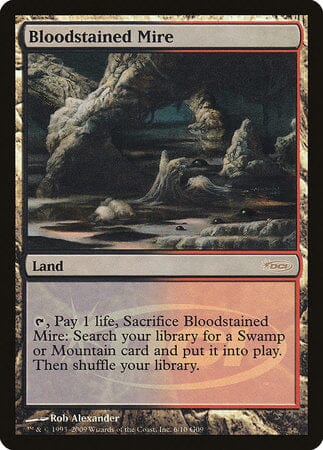 Bloodstained Mire [Judge Gift Cards 2009] MTG Single Magic: The Gathering  | Multizone: Comics And Games