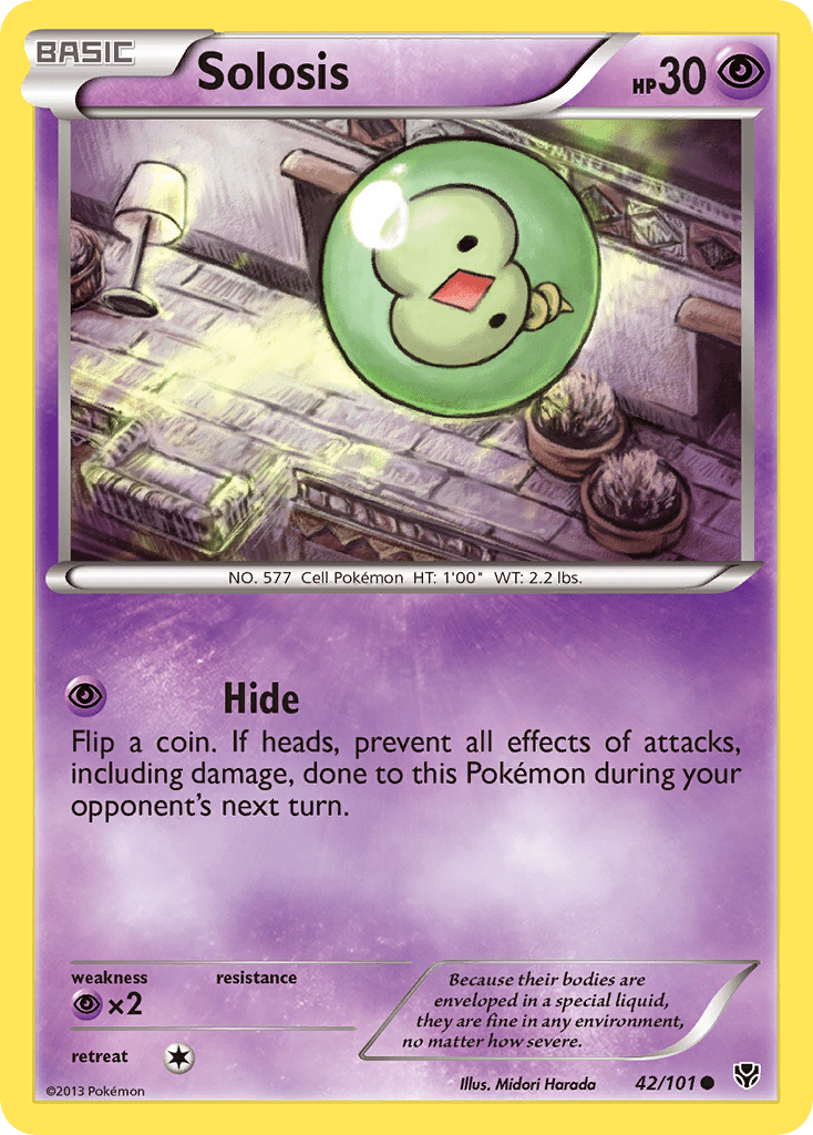 Solosis (42/101) [Black & White: Plasma Blast] Pokemon Single Pokémon  | Multizone: Comics And Games