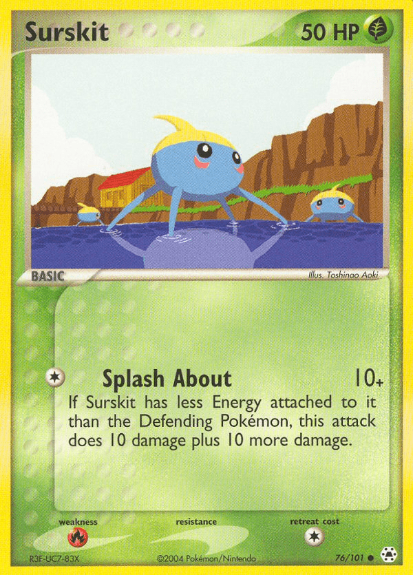 Surskit (76/101) [EX: Hidden Legends] Pokemon Single Pokémon  | Multizone: Comics And Games