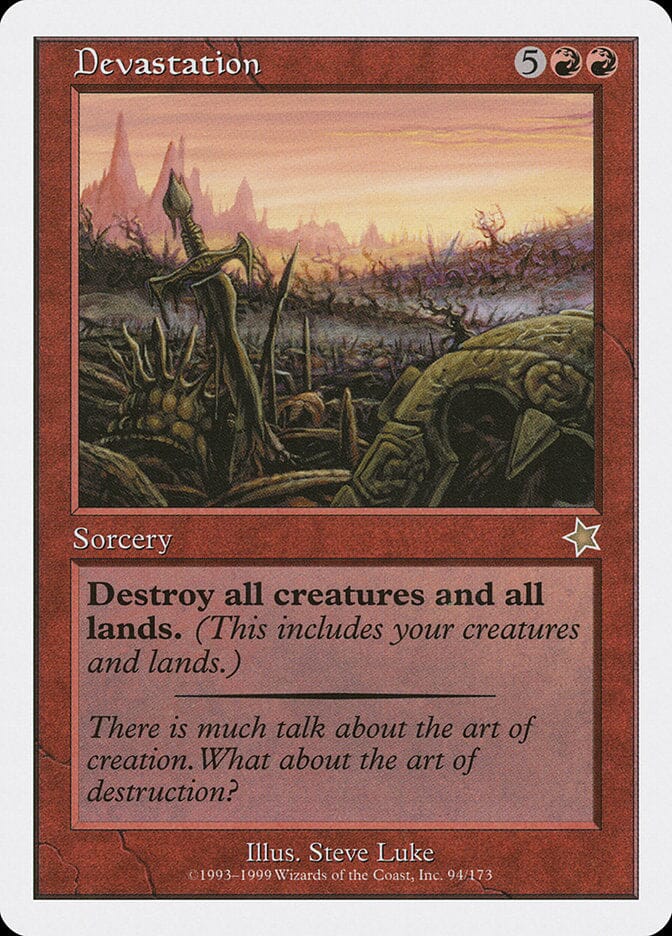 Devastation [Starter 1999] MTG Single Magic: The Gathering  | Multizone: Comics And Games