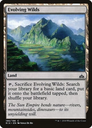 Evolving Wilds [Rivals of Ixalan] MTG Single Magic: The Gathering  | Multizone: Comics And Games