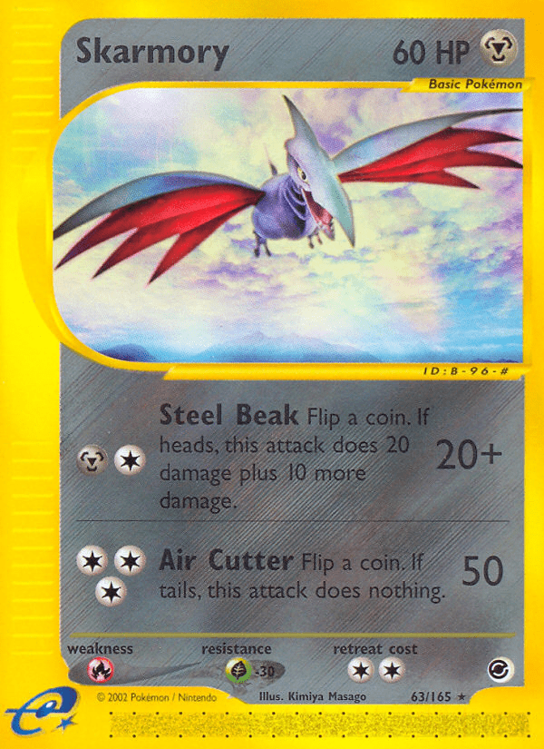 Skarmory (63/165) [Expedition: Base Set] Pokemon Single Pokémon  | Multizone: Comics And Games