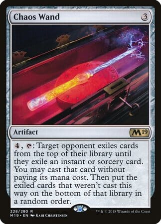 Chaos Wand [Core Set 2019] MTG Single Magic: The Gathering  | Multizone: Comics And Games